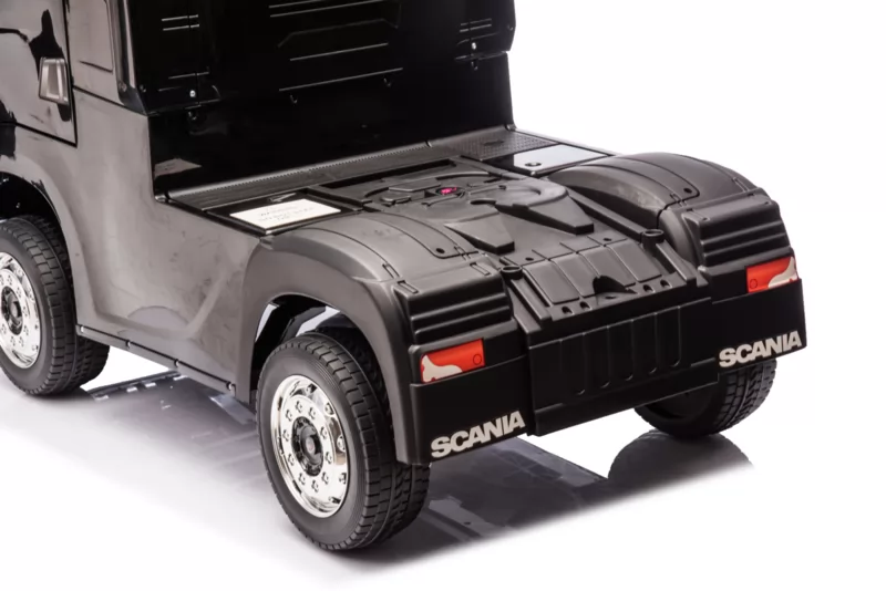 Camion Scania negro