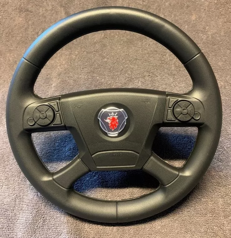 Camion Scania negro