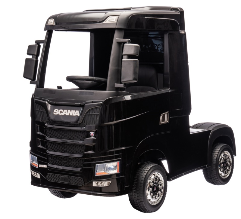 Camion Scania negro