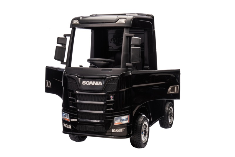 Camion Scania negro