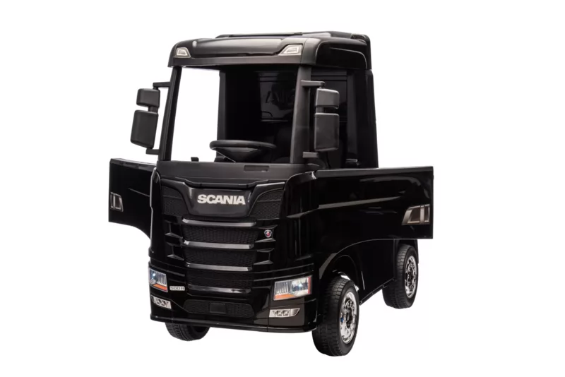 Camion Scania negro