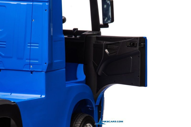 Camion Scania azul
