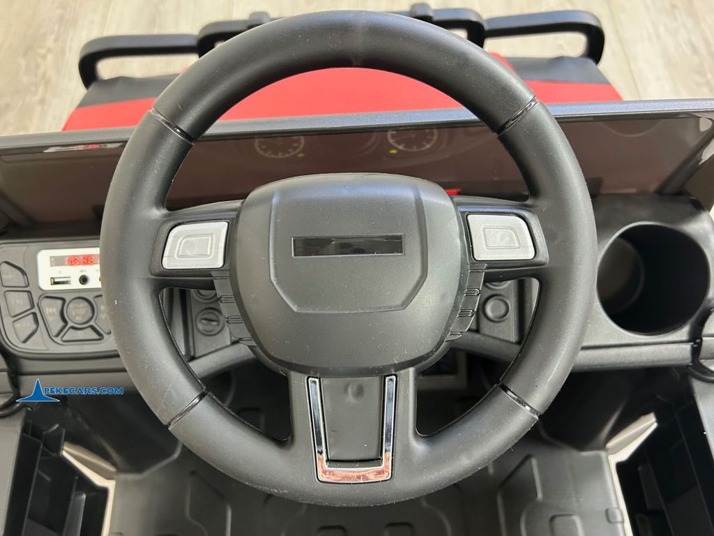 Camioneta Pickup Todoterreno 12V Roja