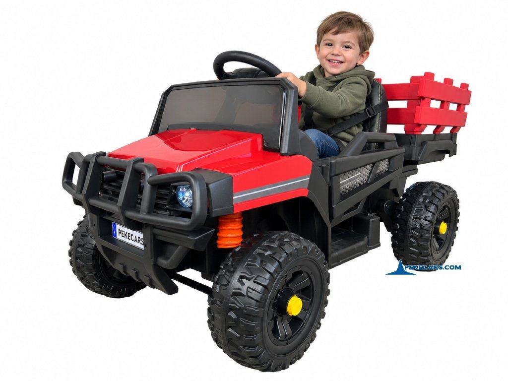 Camioneta Pickup Todoterreno 12V Roja