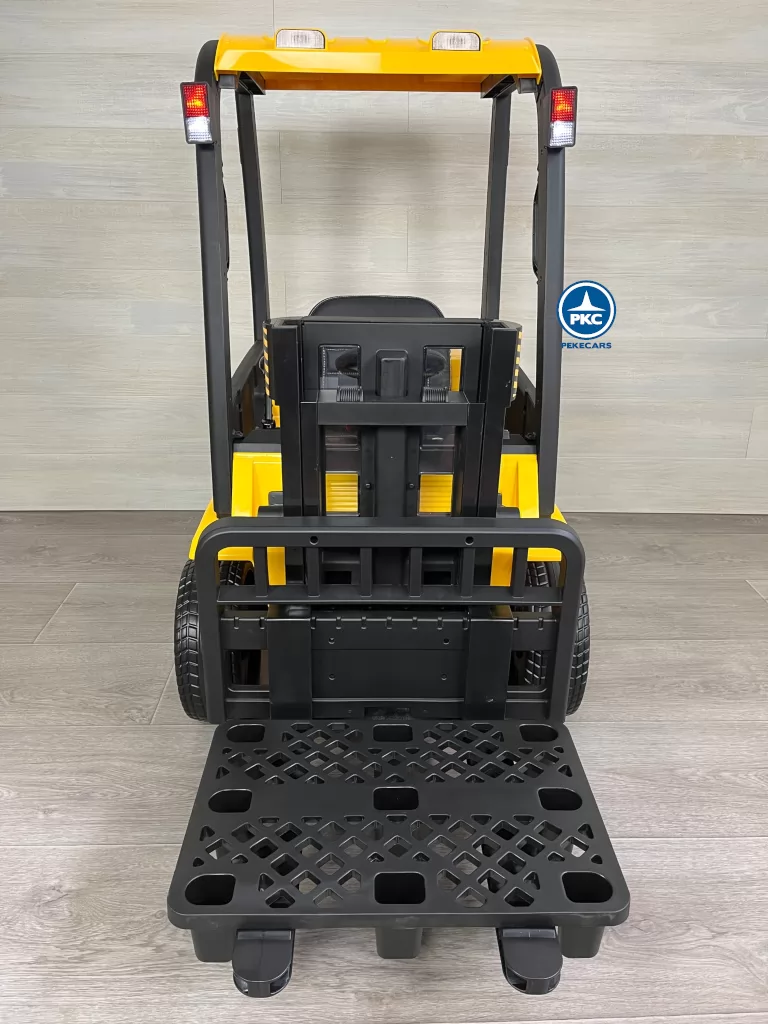 Carretilla Elevadora 12V 2.4G Amarilla frontal