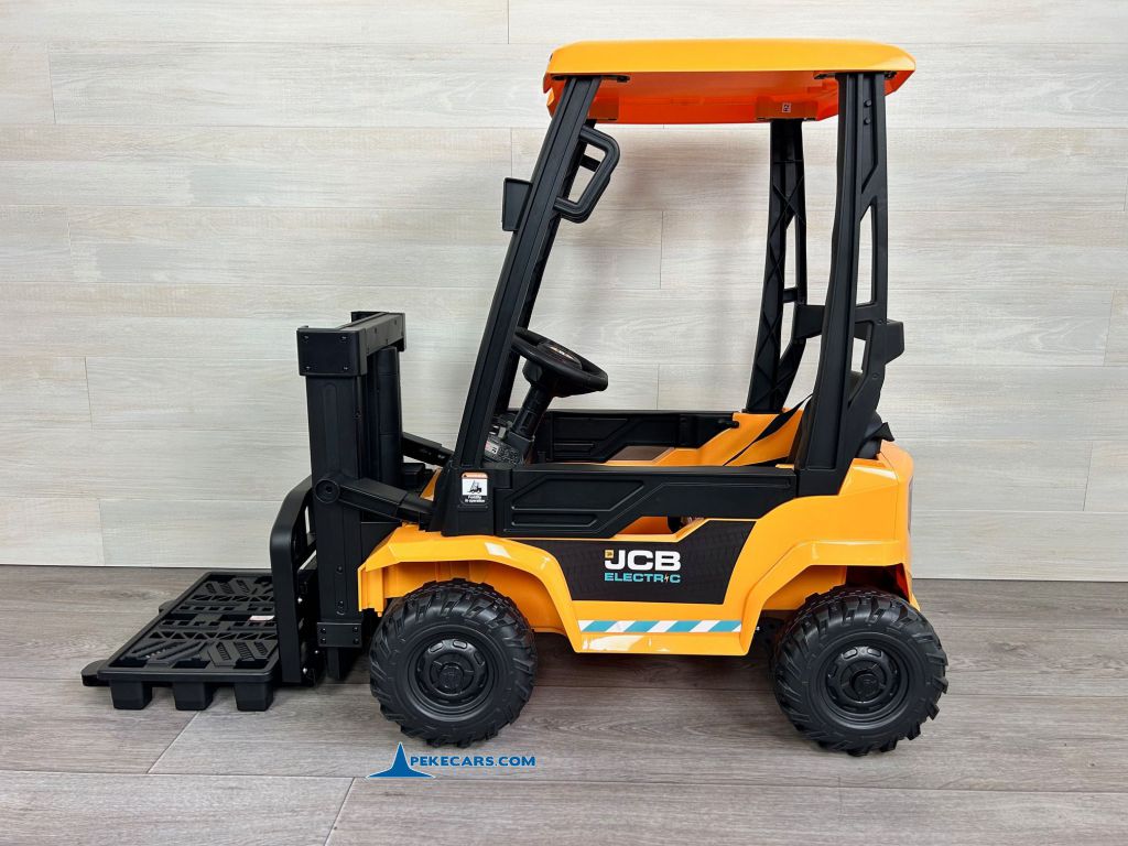 Carretilla Elevadora JCB 12V 2.4G Amarilla
