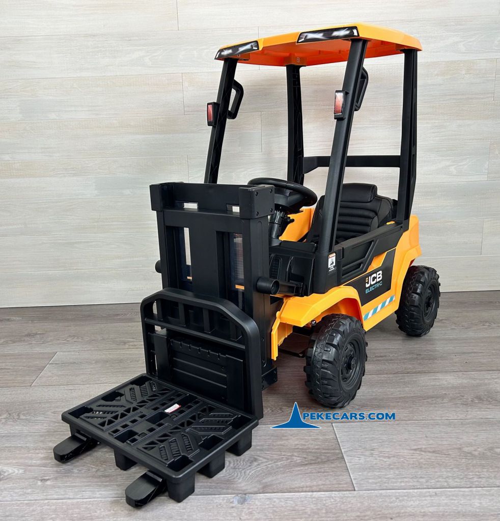 Carretilla Elevadora JCB 12V 2.4G Amarilla