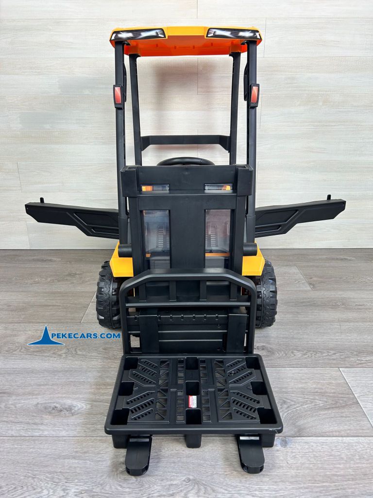 Carretilla Elevadora JCB 12V 2.4G Amarilla