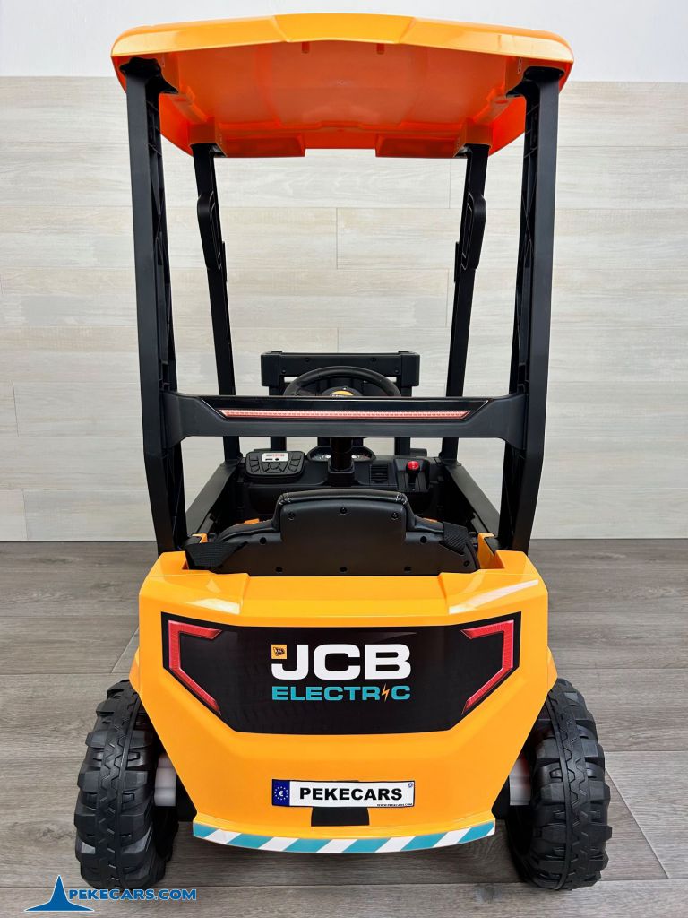 Carretilla Elevadora JCB 12V 2.4G Amarilla