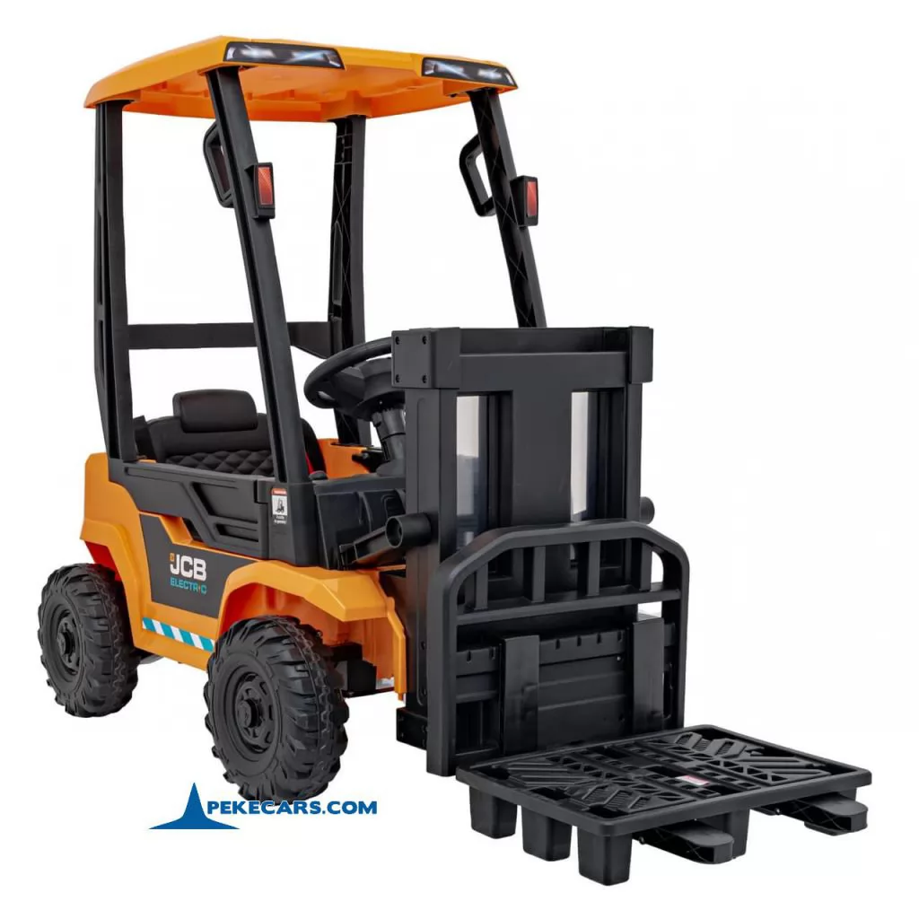 Carretilla Elevadora JCB 12V 2.4G Amarilla