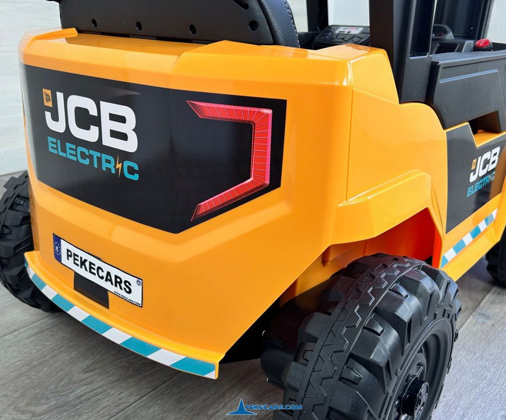 Carretilla Elevadora JCB 12V 2.4G Amarilla