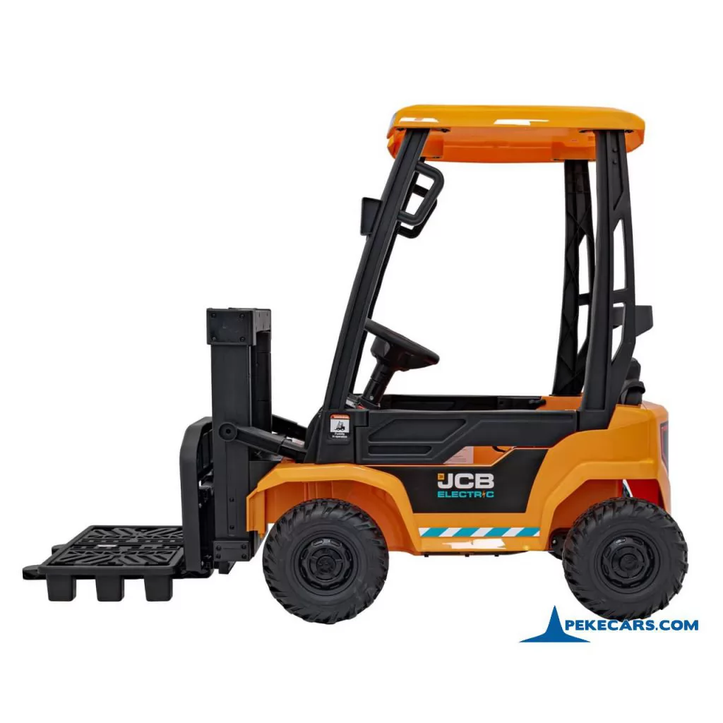 Carretilla Elevadora JCB 12V 2.4G Amarilla