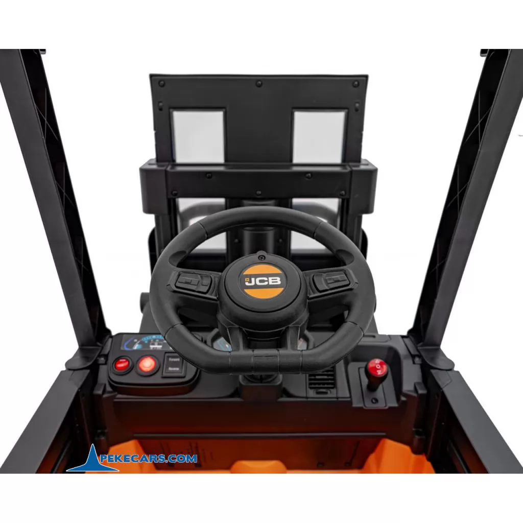 Carretilla Elevadora JCB 12V 2.4G Amarilla