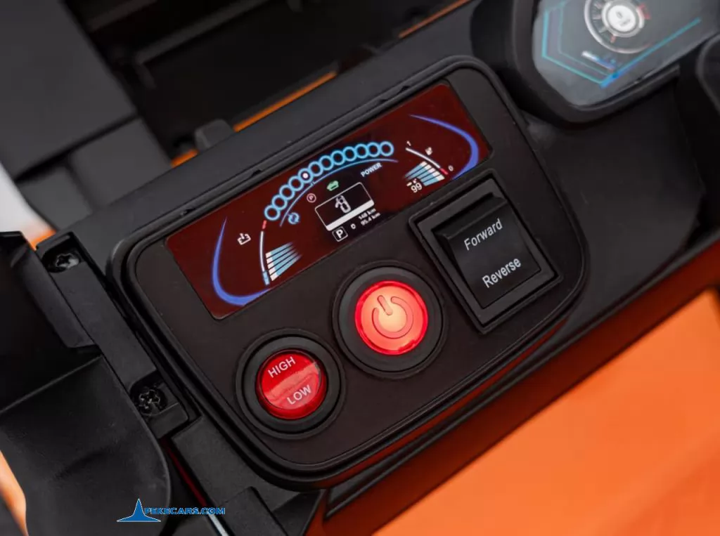 Carretilla Elevadora JCB 12V 2.4G Amarilla