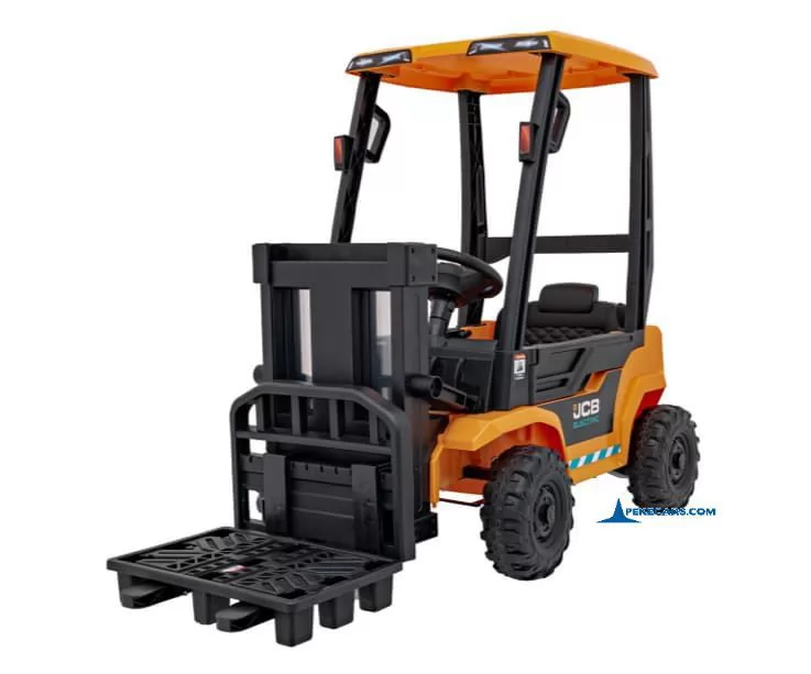 Carretilla Elevadora JCB 12V 2.4G Amarilla