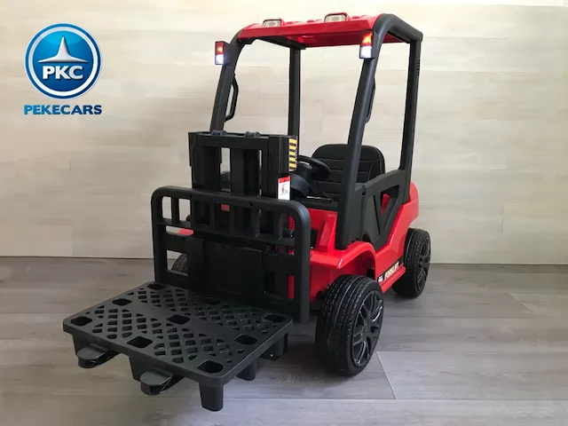 Carretilla Elevadora 12V 2.4G Rojo vista principal