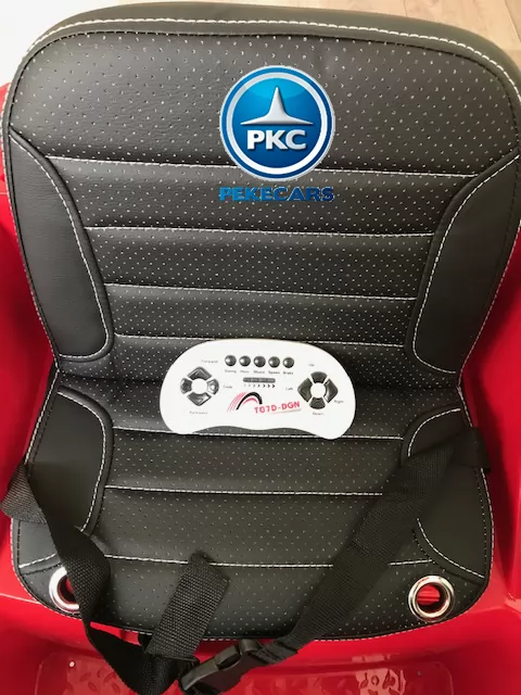 Carretilla Elevadora 12V 2.4G Rojo vista mando