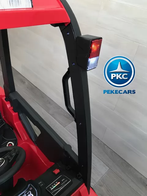 Carretilla Elevadora 12V 2.4G Rojo vista luces