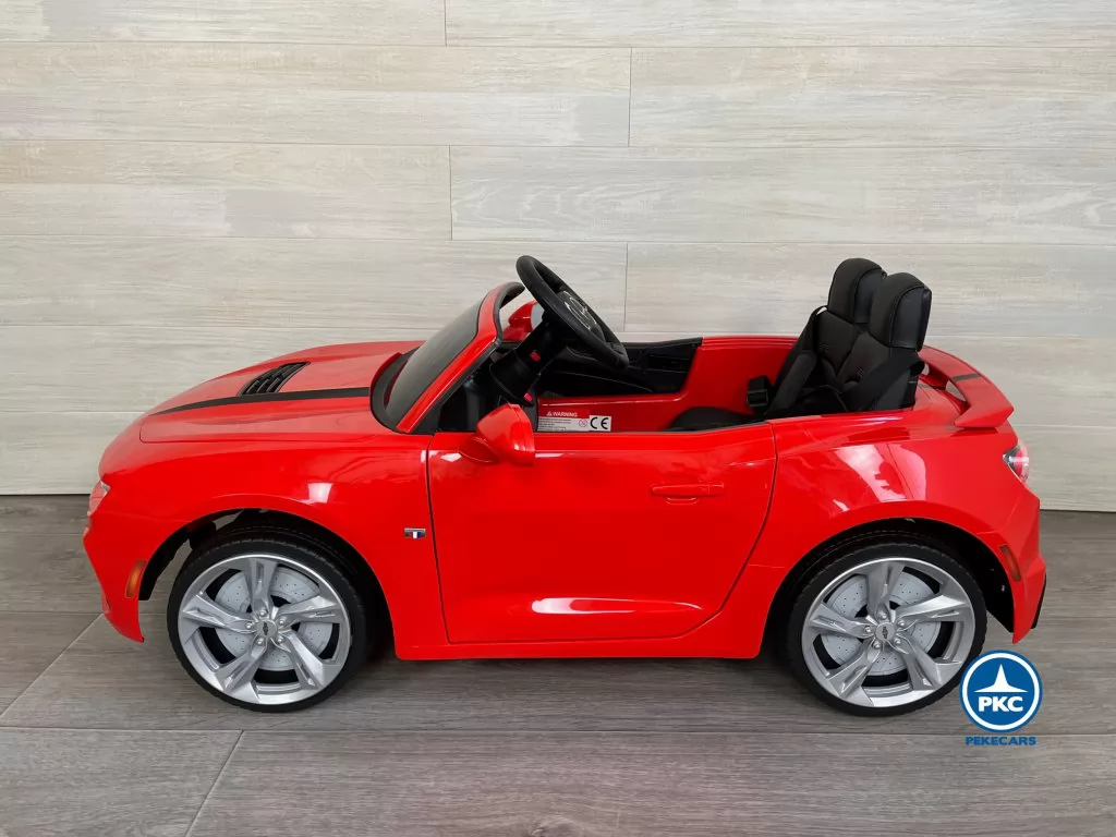 coche electrico para niños Chevrolet Camaro SS V8 12V 2.4G Rojo