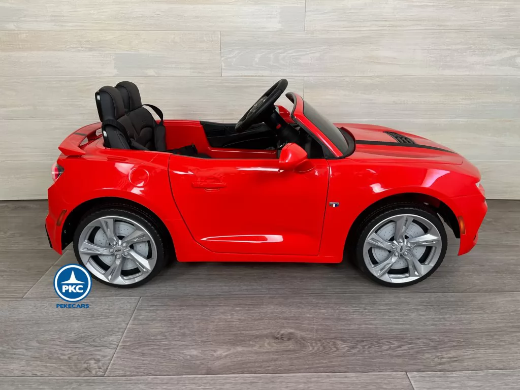 coche niño bateria Chevrolet Camaro SS V8 12V 2.4G Rojo