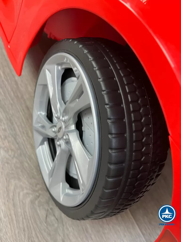 coche bebe electrico Chevrolet Camaro SS V8 12V 2.4G Rojo