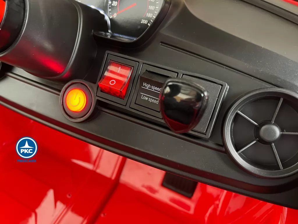 coche a bateria para niños Chevrolet Camaro SS V8 12V 2.4G Rojo