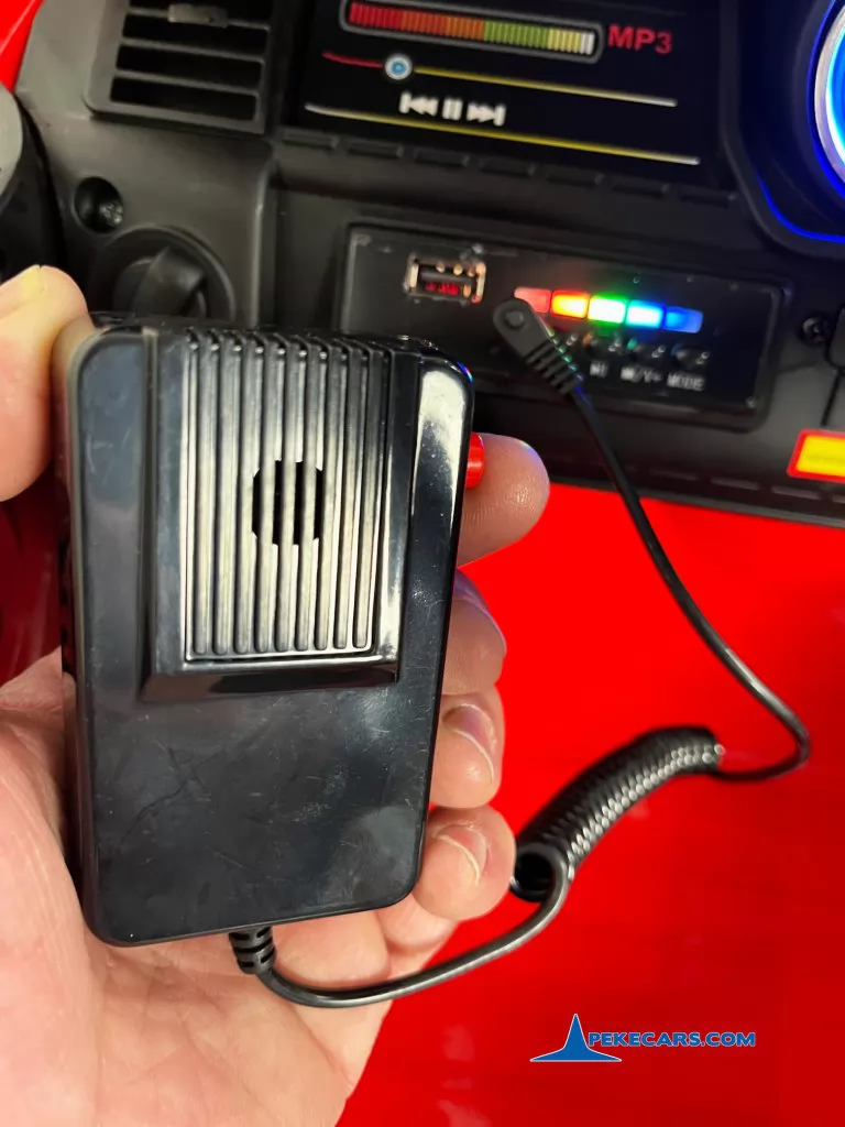 bomberos rojo coche electrico niños radio