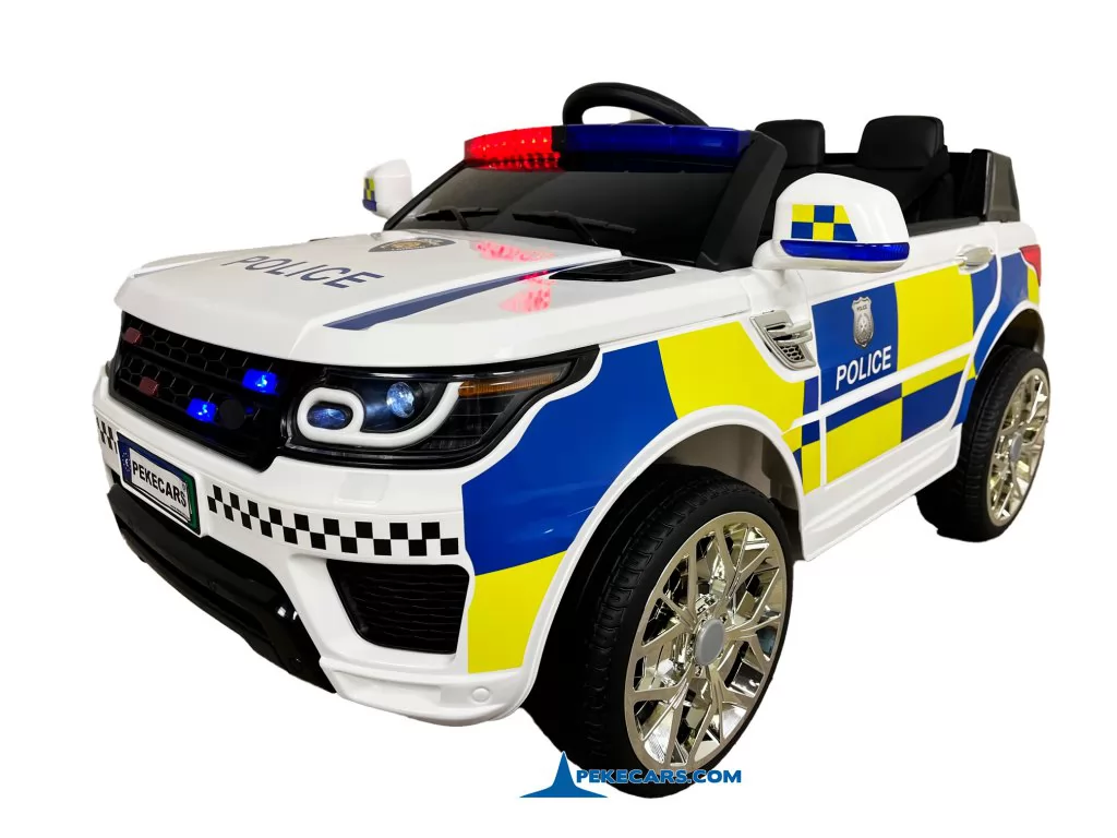 Coche de la Policia 12V 2.4G Blanco