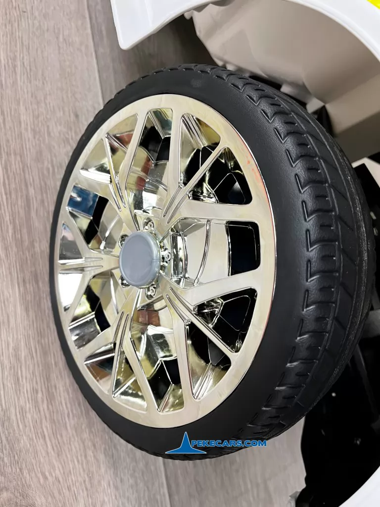 policia blanco coches para niños ruedas