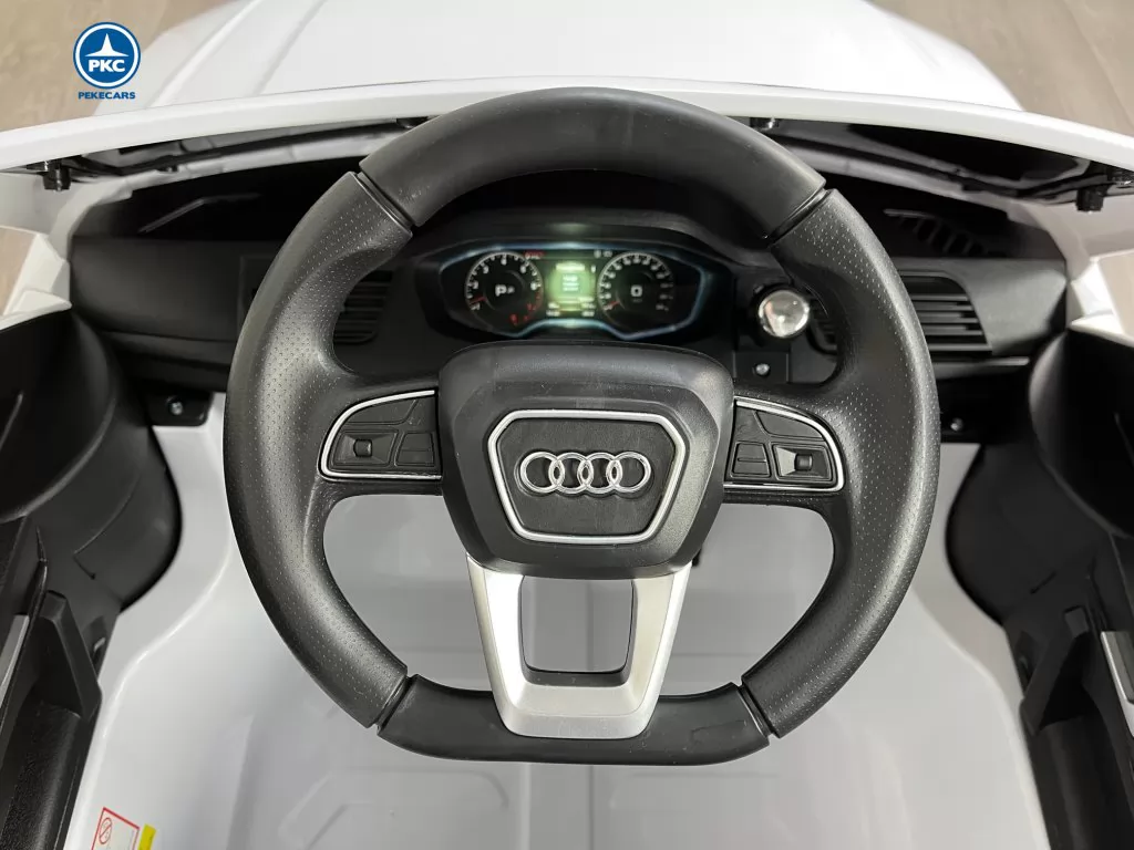 cochecito electrico Audi Q5 12V Blanco