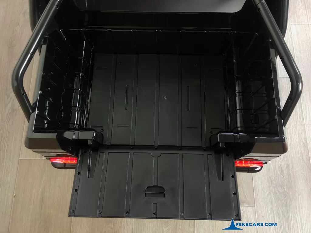 coche eléctrico niño Mercedes G63 6x6 12V 2.4G Negro Metalizado