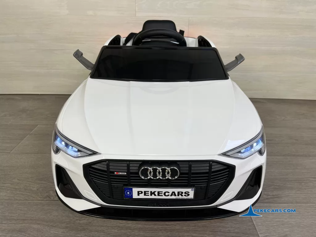 coche para niños Audi E-TRON Quattro Sportback 12V 2.4G Blanco