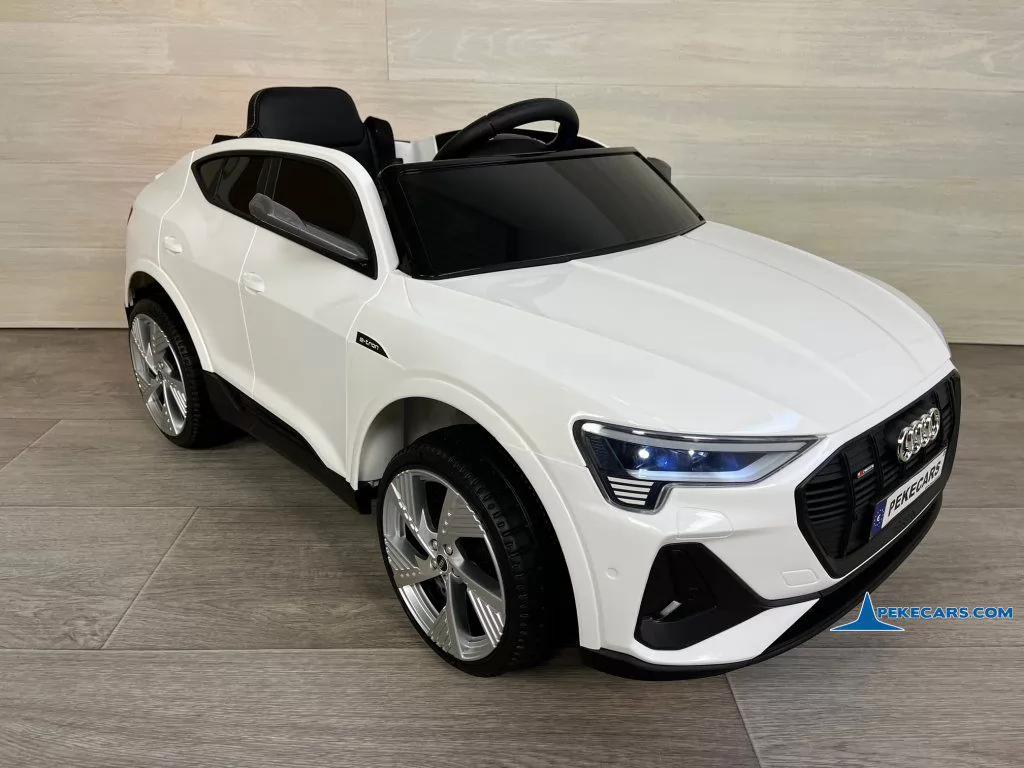 coche bateria niño Audi E-TRON Quattro Sportback 12V 2.4G Blanco