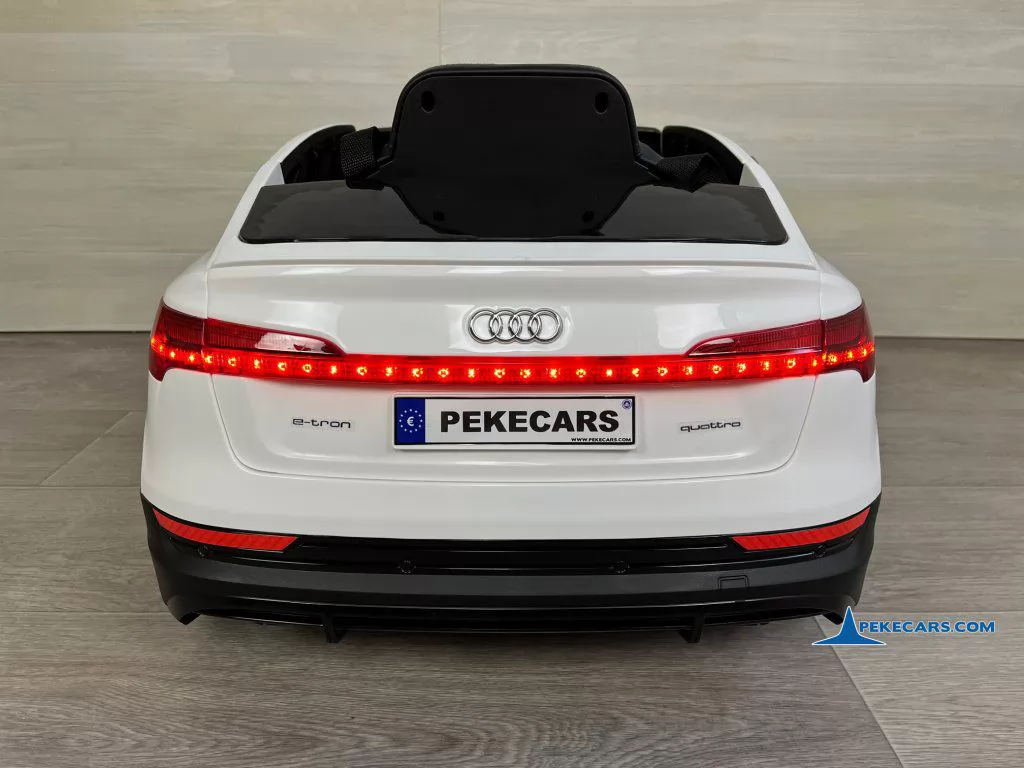 coche bateria Audi E-TRON Quattro Sportback 12V 2.4G Blanco