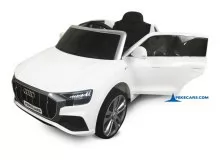 coche eléctrico infantil Audi Q8 12V Blanco vista principal