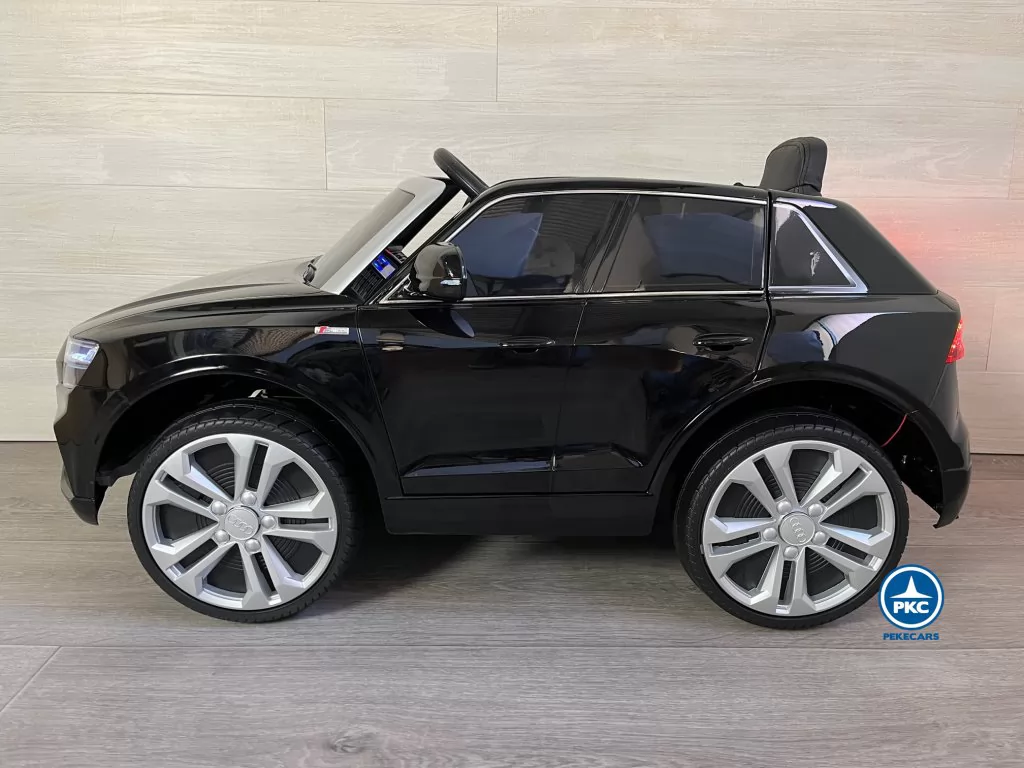 coche electrico para niños AUDI Q8 12V 2.4G Negro Metalizado