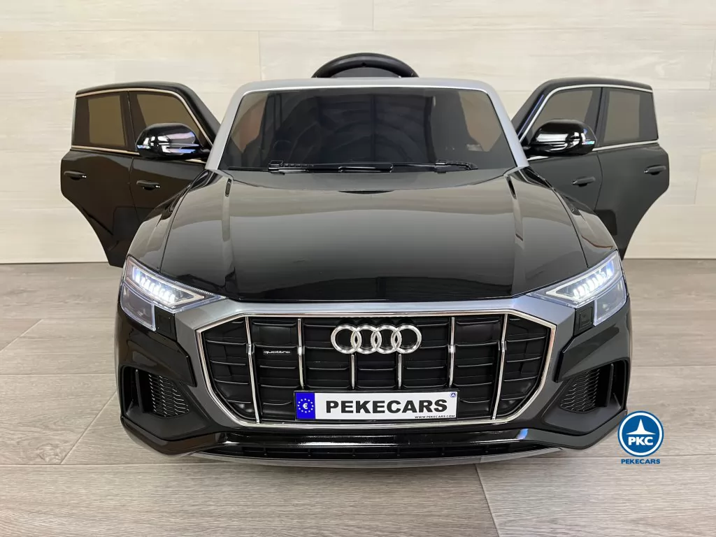 coche electrico bebe AUDI Q8 12V 2.4G Negro Metalizado