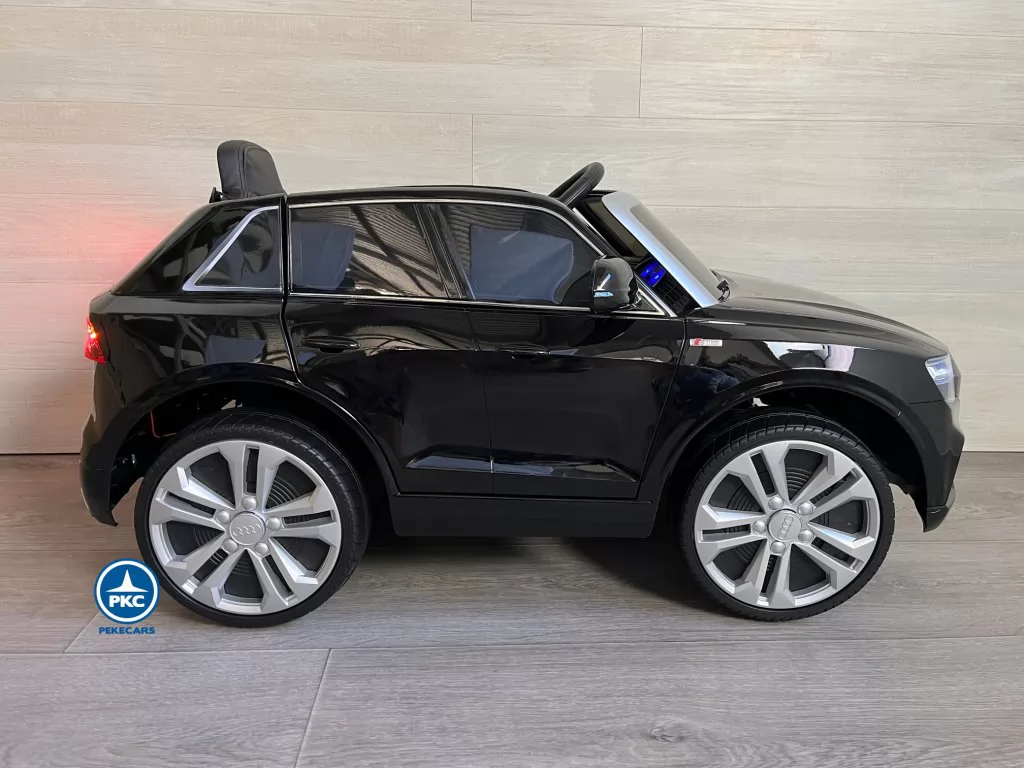 coche niño bateria AUDI Q8 12V 2.4G Negro Metalizado