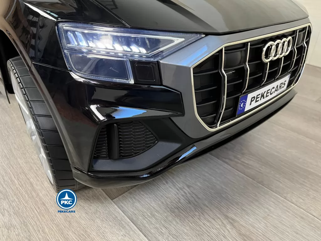 coche niños AUDI Q8 12V 2.4G Negro Metalizado