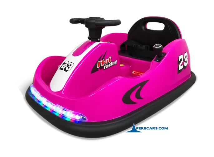 Auto de choques Racing GTS 12V Rosa