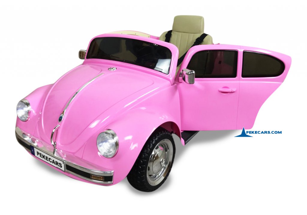 Beetle clásico color rosa vista principal