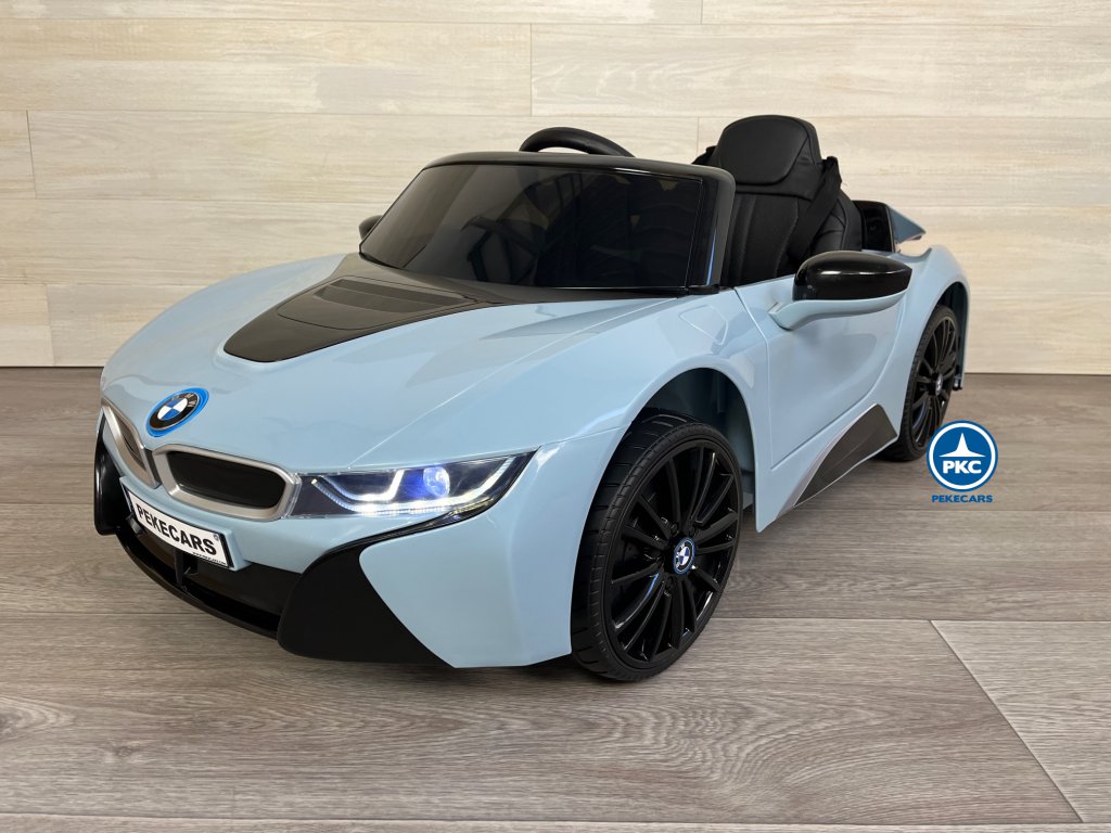 coche electrico para niños BMW i8 Coupé 12V Azul Claro
