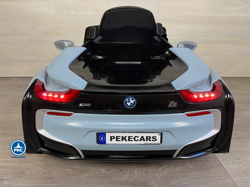 coche a bateria BMW i8 Coupé 12V Azul Claro