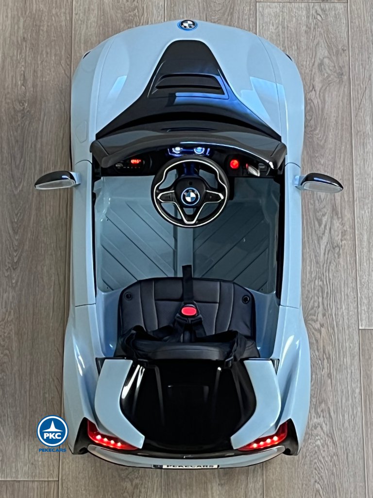 coche bebe electrico BMW i8 Coupé 12V Azul Claro