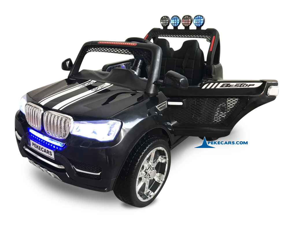 Coche electrico para niños BMW X7 Style 12V Negro vista principal
