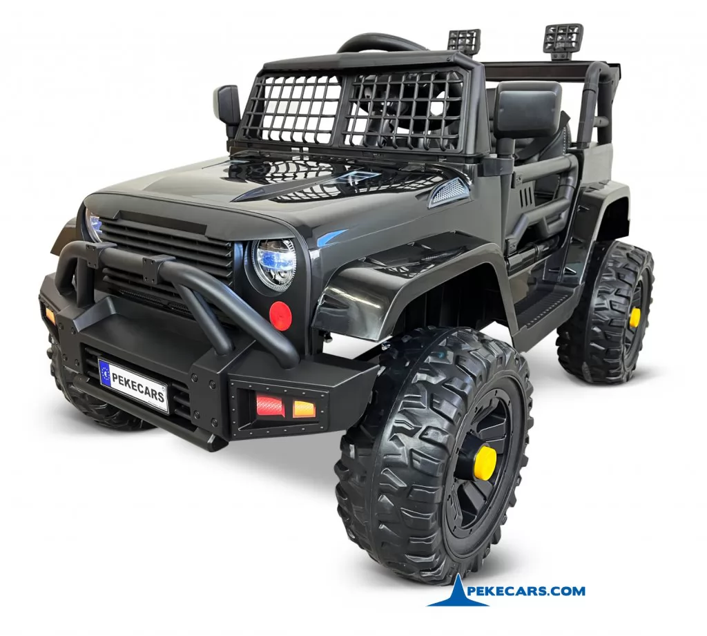 Jeep Mountain King 12V 2.4G Negro
