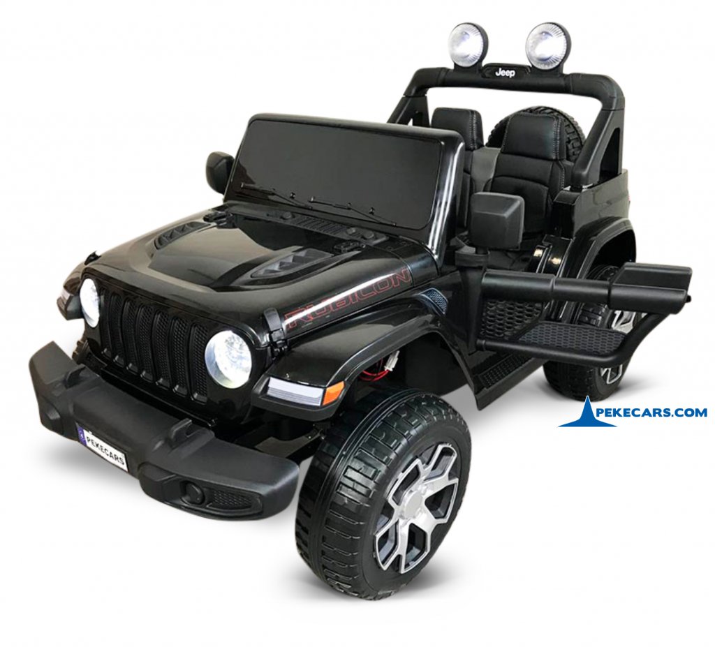 Jeep wrangler Rubicon MP4 12V Negro Metalizado