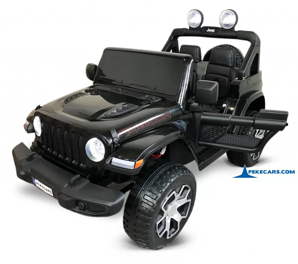 Jeep wrangler Rubicon MP4 12V Negro Metalizado
