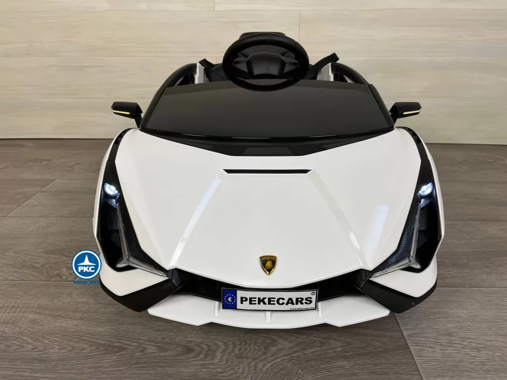 coche para niños Lamborghini Sian Blanco 12V