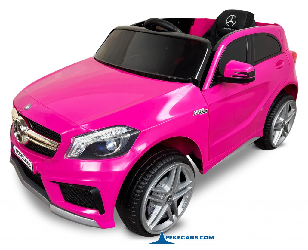 Coche electrico para niños mercedes a45 Rosa vista principal